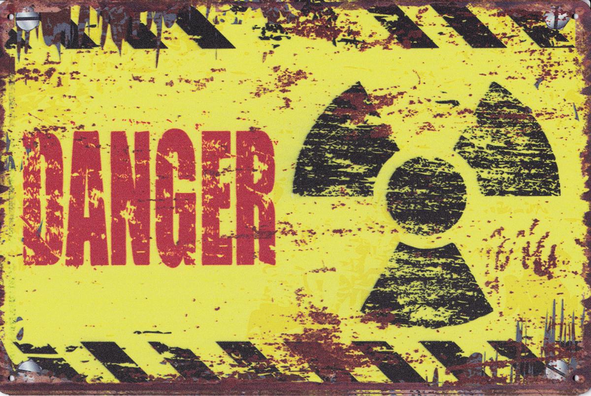 Danger Atom Radioactive