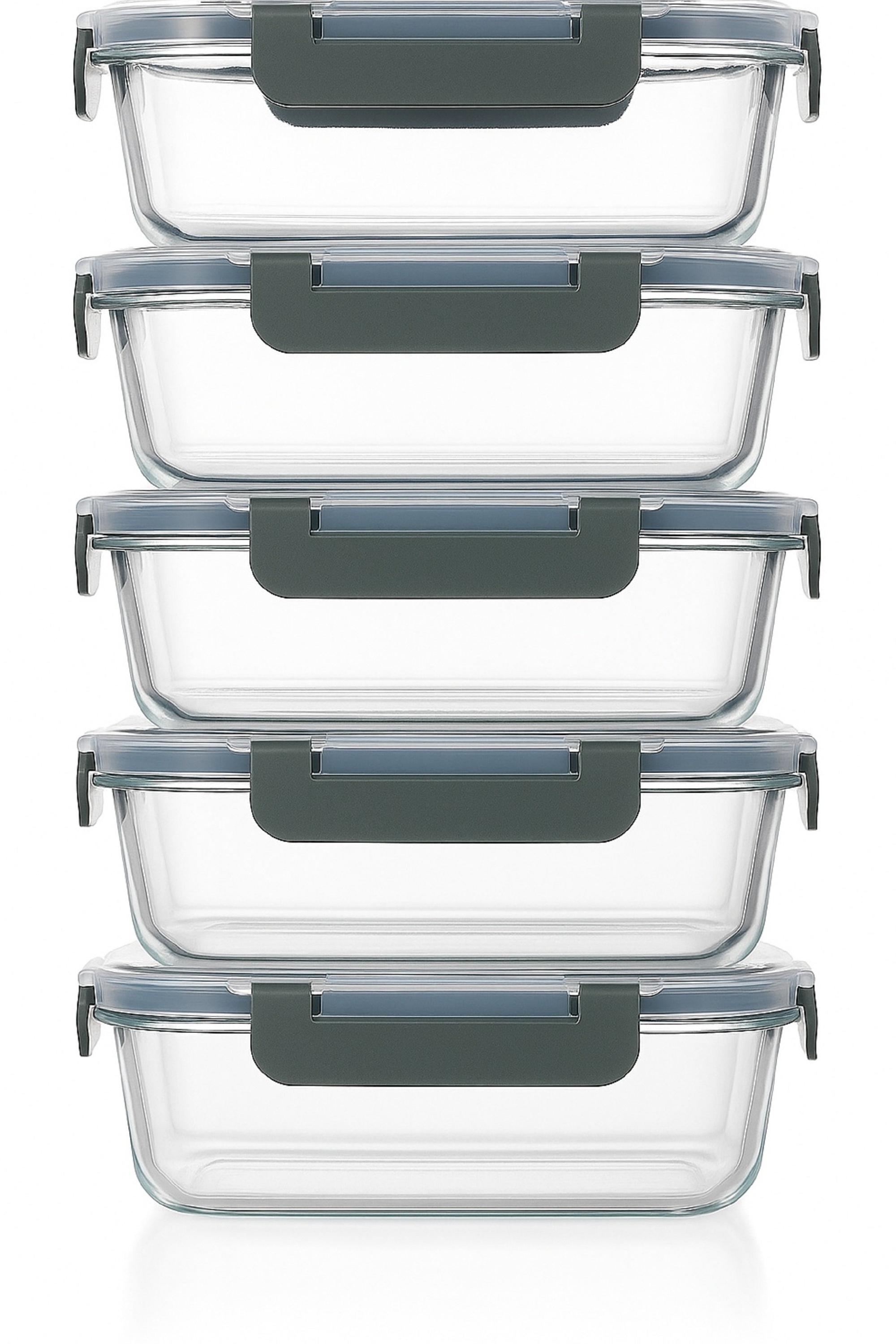 5er Set Glasbehälter