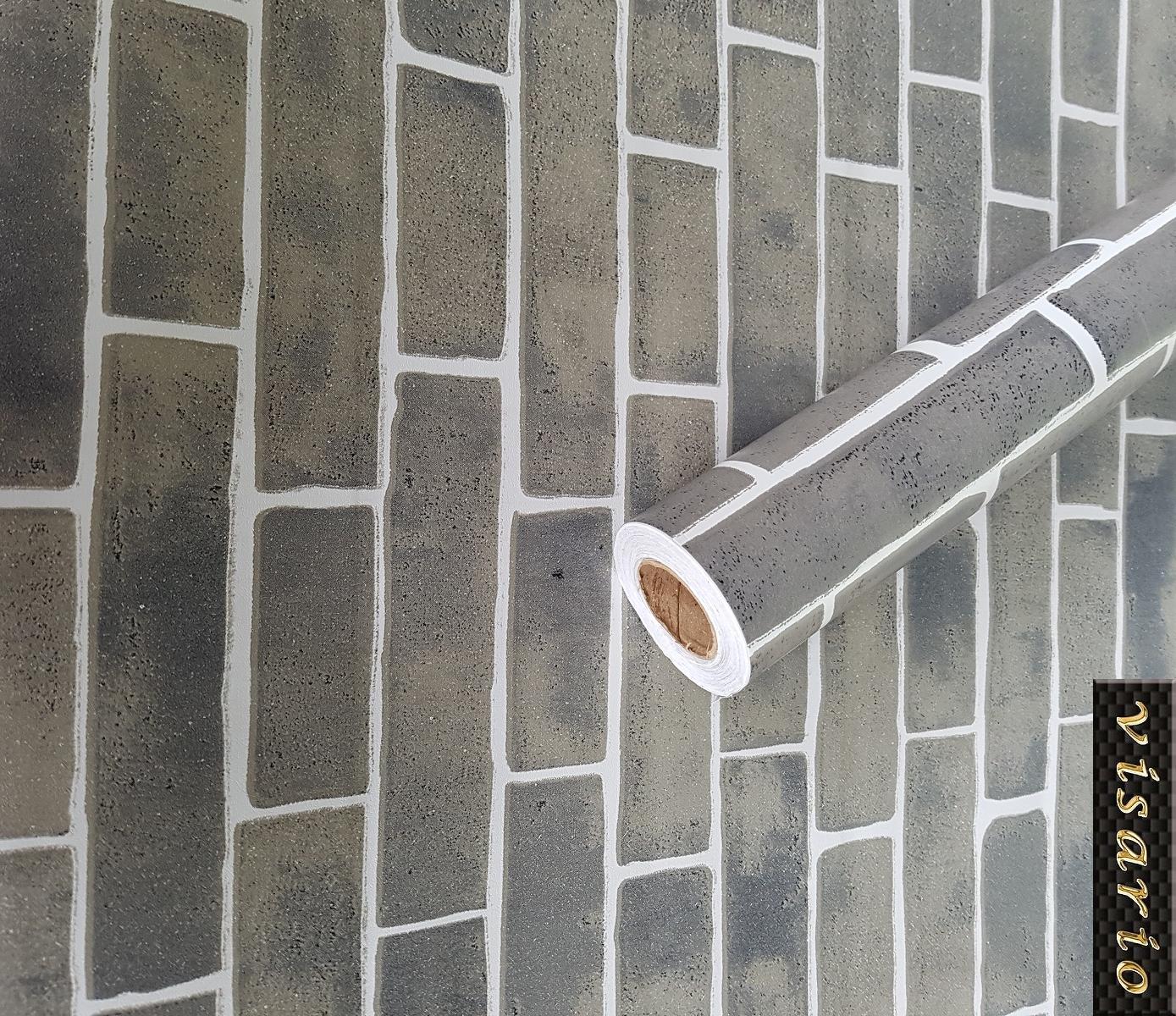 Steine Mauer Ziegel grau
